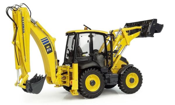 新品 コマツ 1/50 ホイールローダ E8015 WB97S KOMATSU UNIVERSAL HOBBIES 1:50 Retroexcavadora KOMATSU WB97S-8